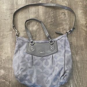 Coach Purse - Grey Like New!
